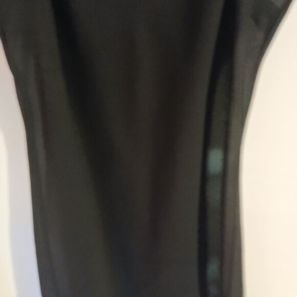 Banana Republic Women's Black Sheer Slip / Dress Size Medium GUC - Picture 3 of 8